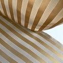 Poltrone in tessuto a righe e legno, 1950 ca.