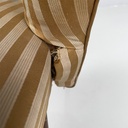 Poltrone in tessuto a righe e legno, 1950 ca.