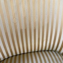 Poltrone in tessuto a righe e legno, 1950 ca.