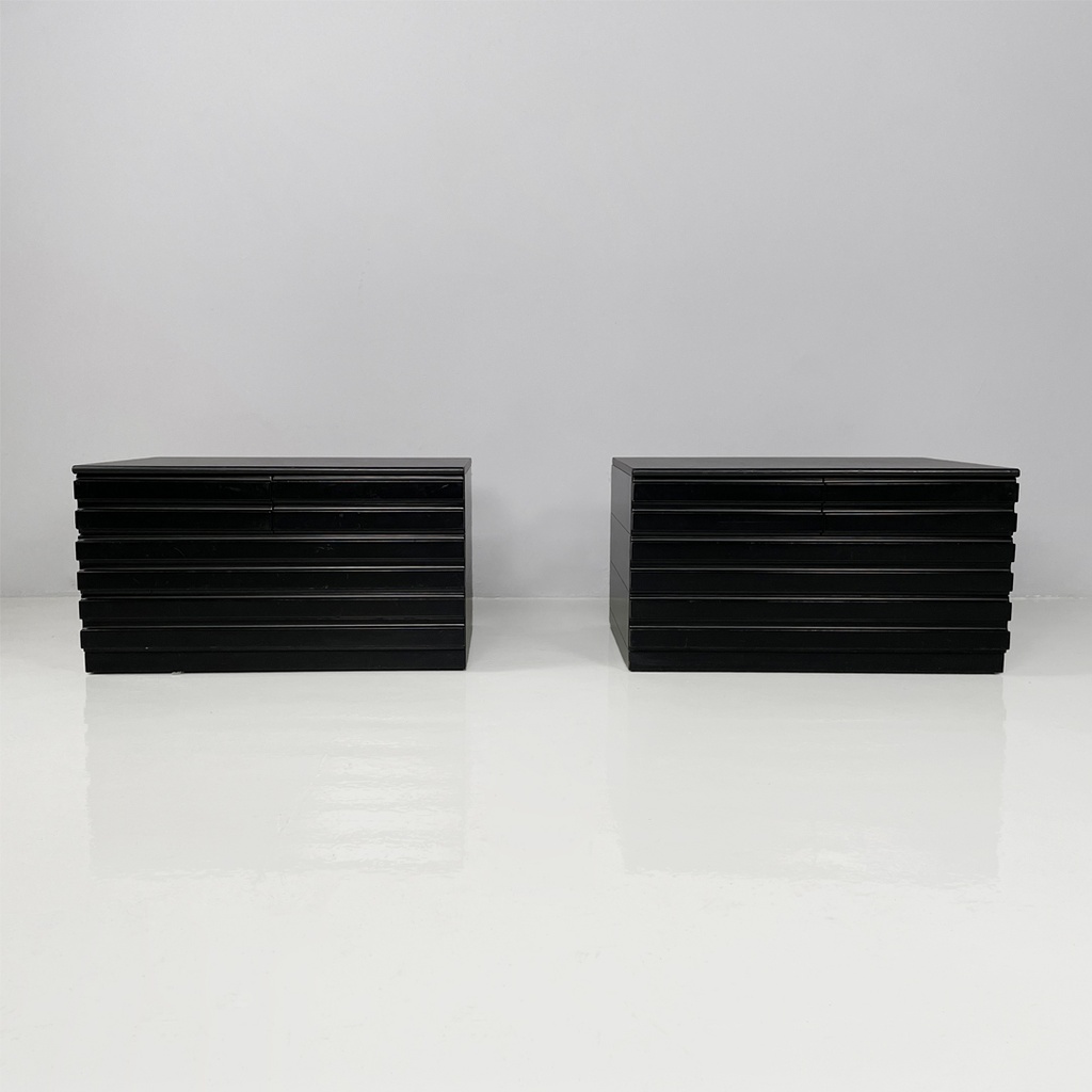 Comodini di Ico Parisi per Poggi, 1970 ca.