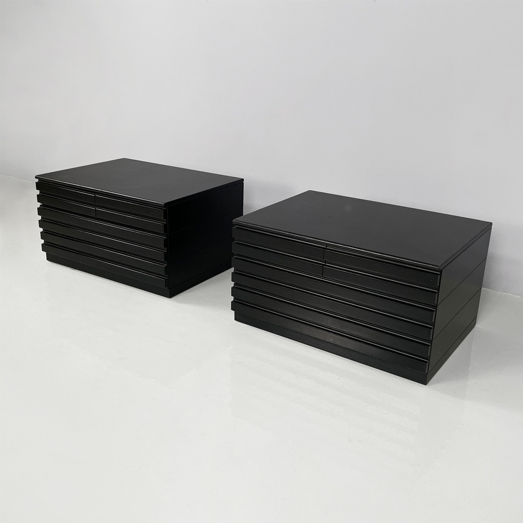 Comodini di Ico Parisi per Poggi, 1970 ca.