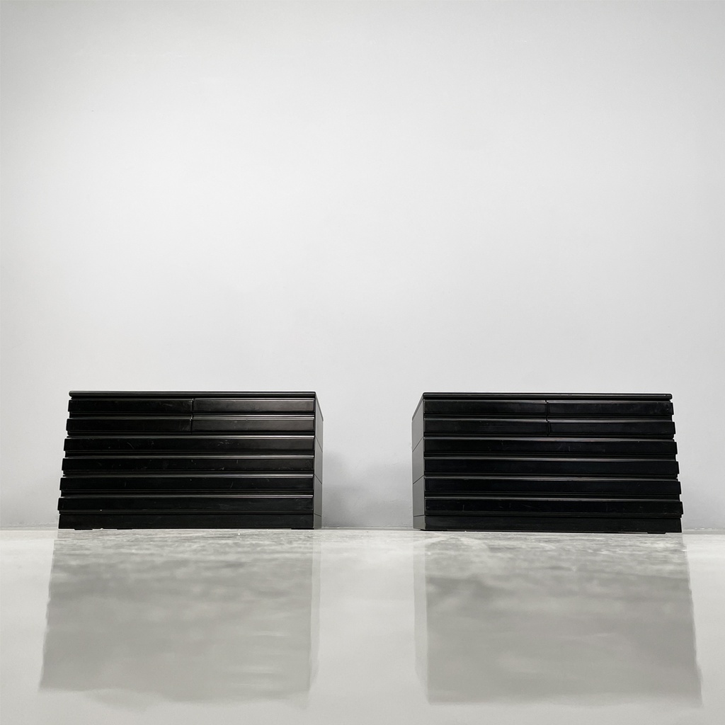 Comodini di Ico Parisi per Poggi, 1970 ca.