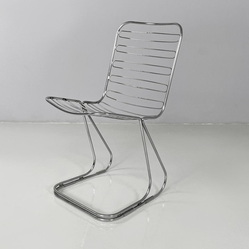 Sedie in acciaio, 1970 ca.
