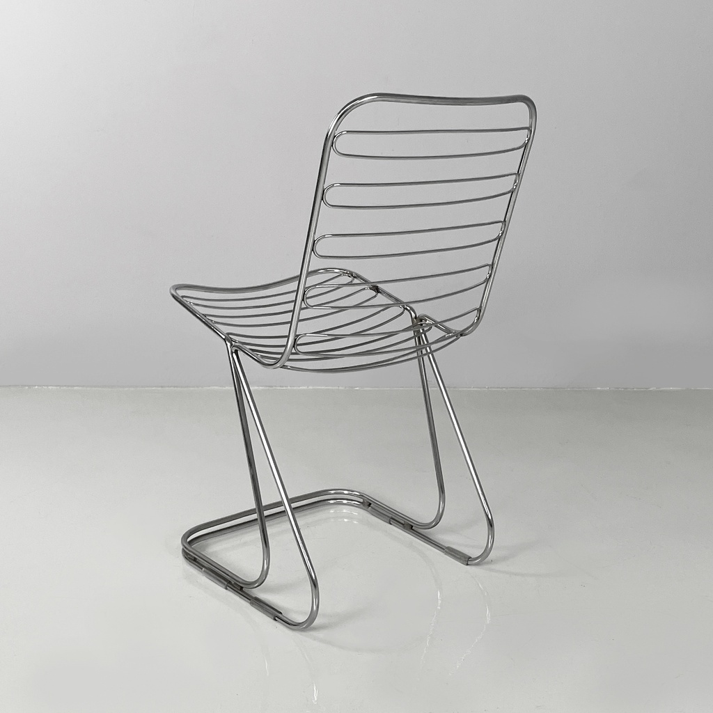Sedie in acciaio, 1970 ca.
