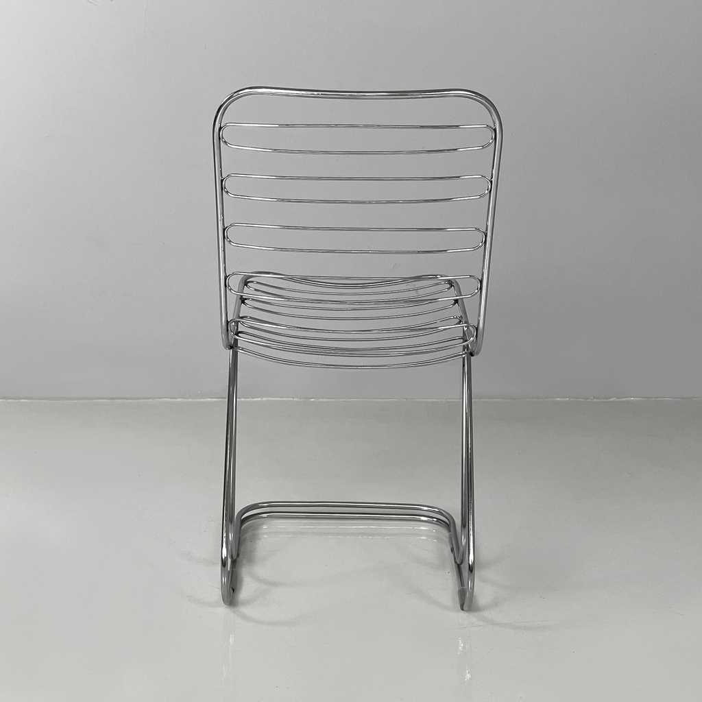 Sedie in acciaio, 1970 ca.