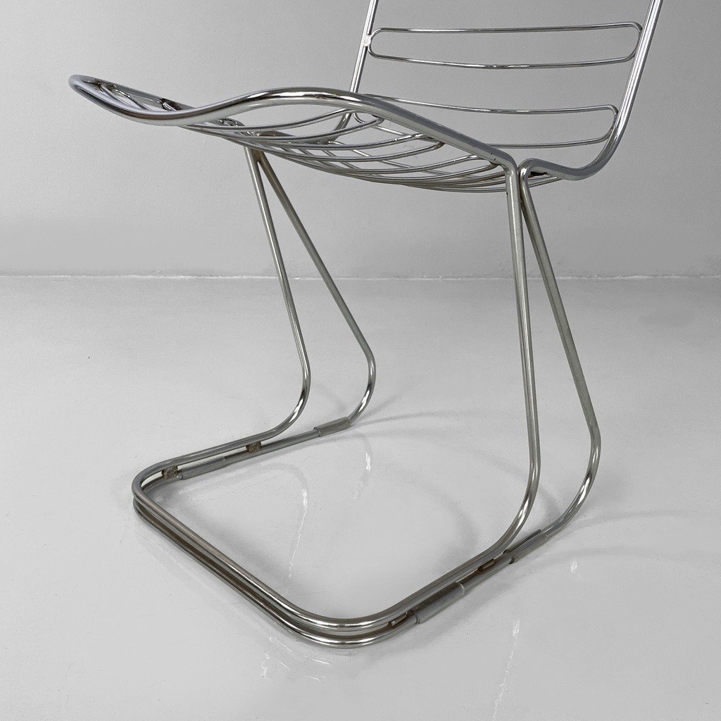 Sedie in acciaio, 1970 ca.