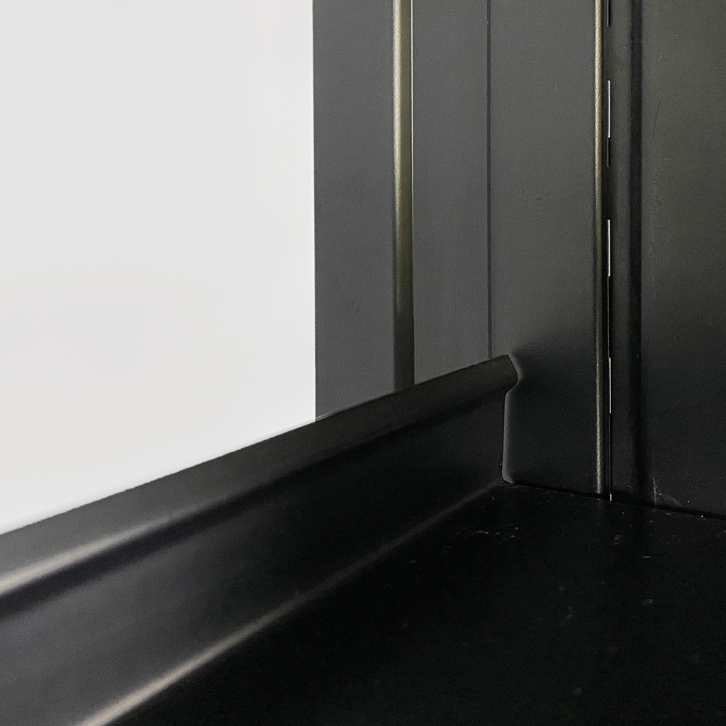 Libreria in metallo autoportante, 1980 ca.