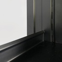 Libreria in metallo autoportante, 1980 ca.