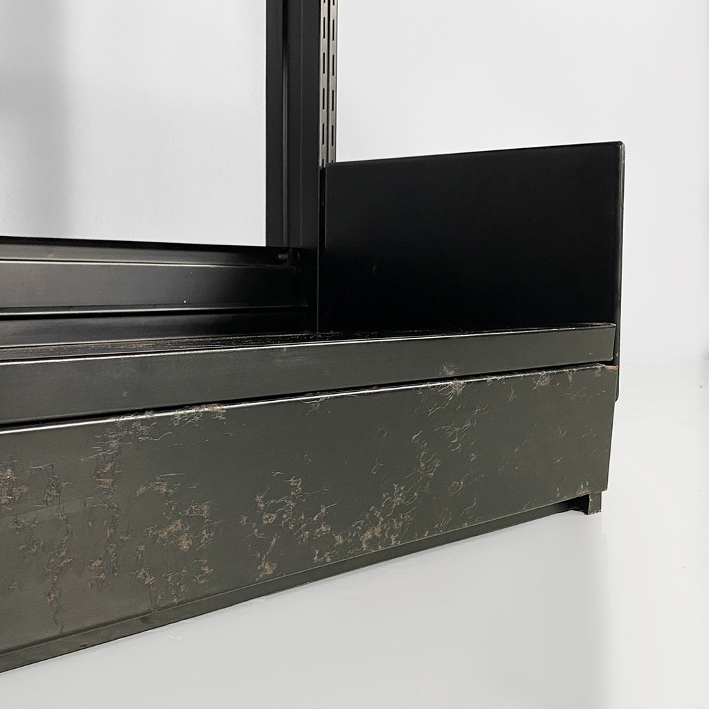 Libreria in metallo autoportante, 1980 ca.