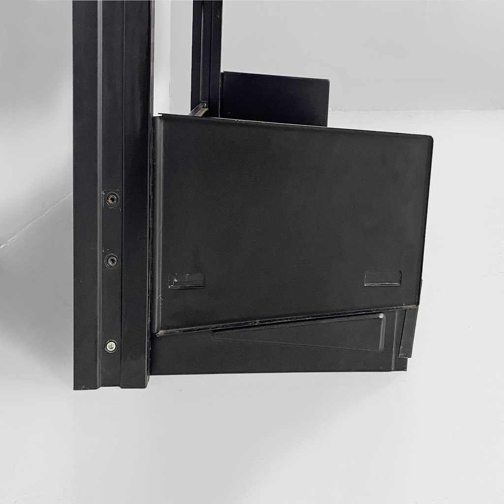 Libreria in metallo autoportante, 1980 ca.