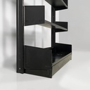 Libreria in metallo autoportante, 1980 ca.