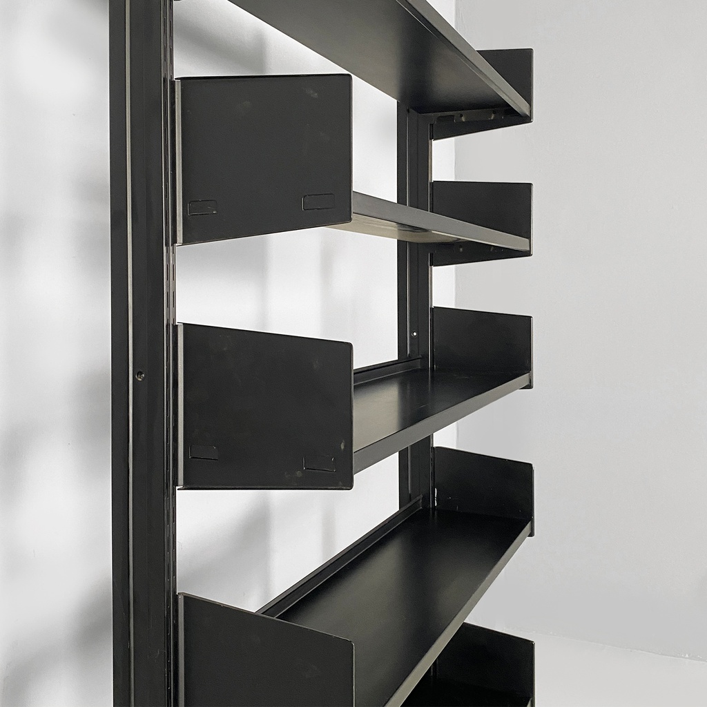 Libreria in metallo autoportante, 1980 ca.