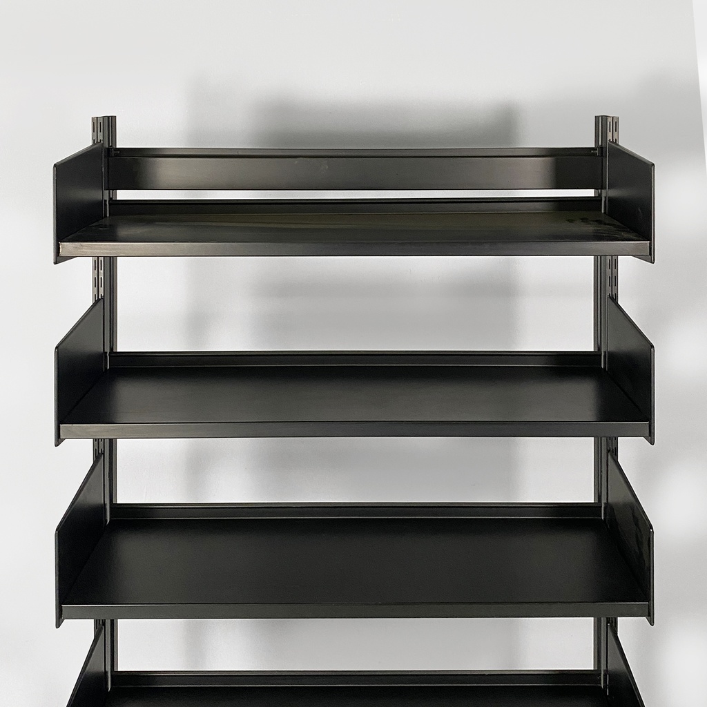 Libreria in metallo autoportante, 1980 ca.