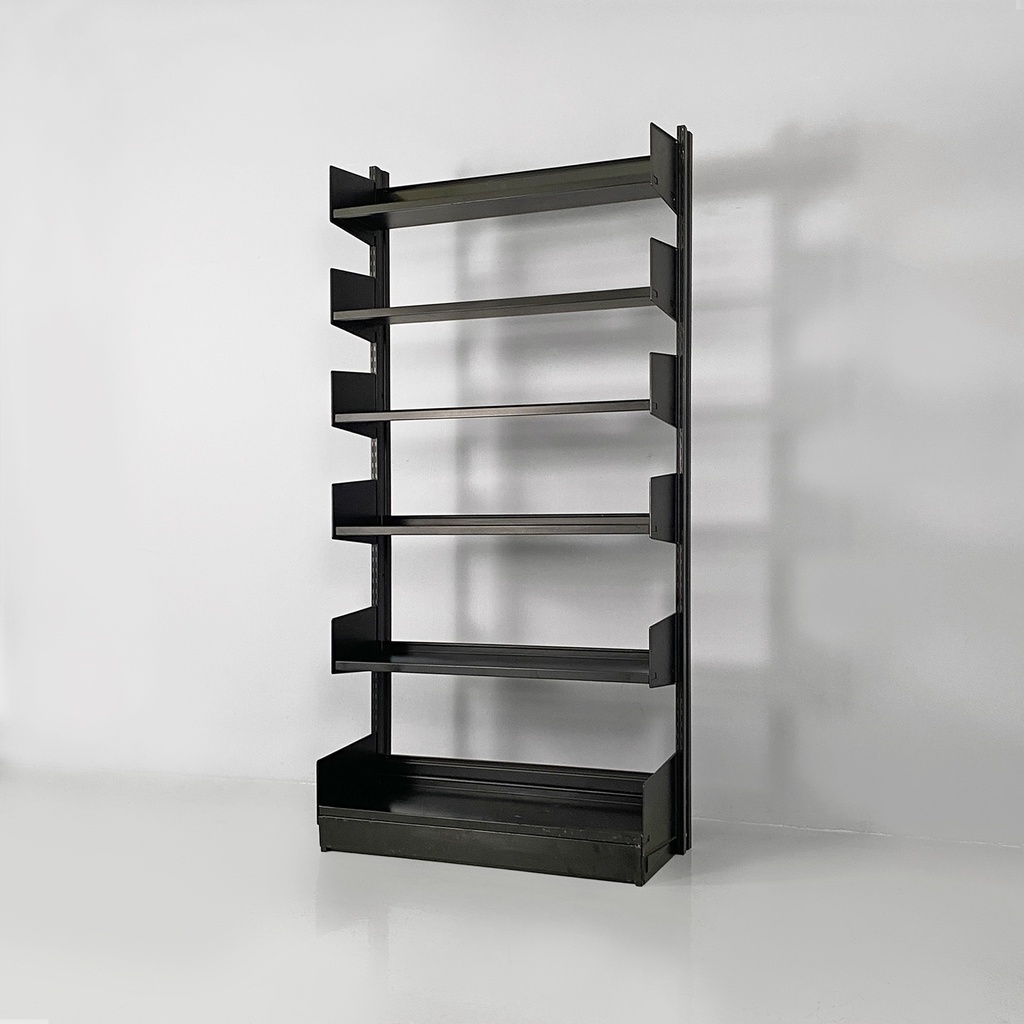 Libreria in metallo autoportante, 1980 ca.