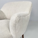 Poltrone in tessuto e legno, 1940 ca.