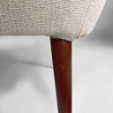 Poltrone in tessuto e legno, 1940 ca.