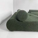 Divano modulare in tessuto verde, 2025