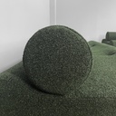 Divano modulare in tessuto verde, 2025