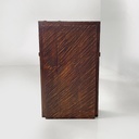 Panca in legno e tessuto, 1980 ca.