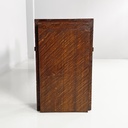 Panca in legno e tessuto, 1980 ca.