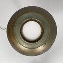 Lampada da tavolo in ottone e vetro, 1930 ca.