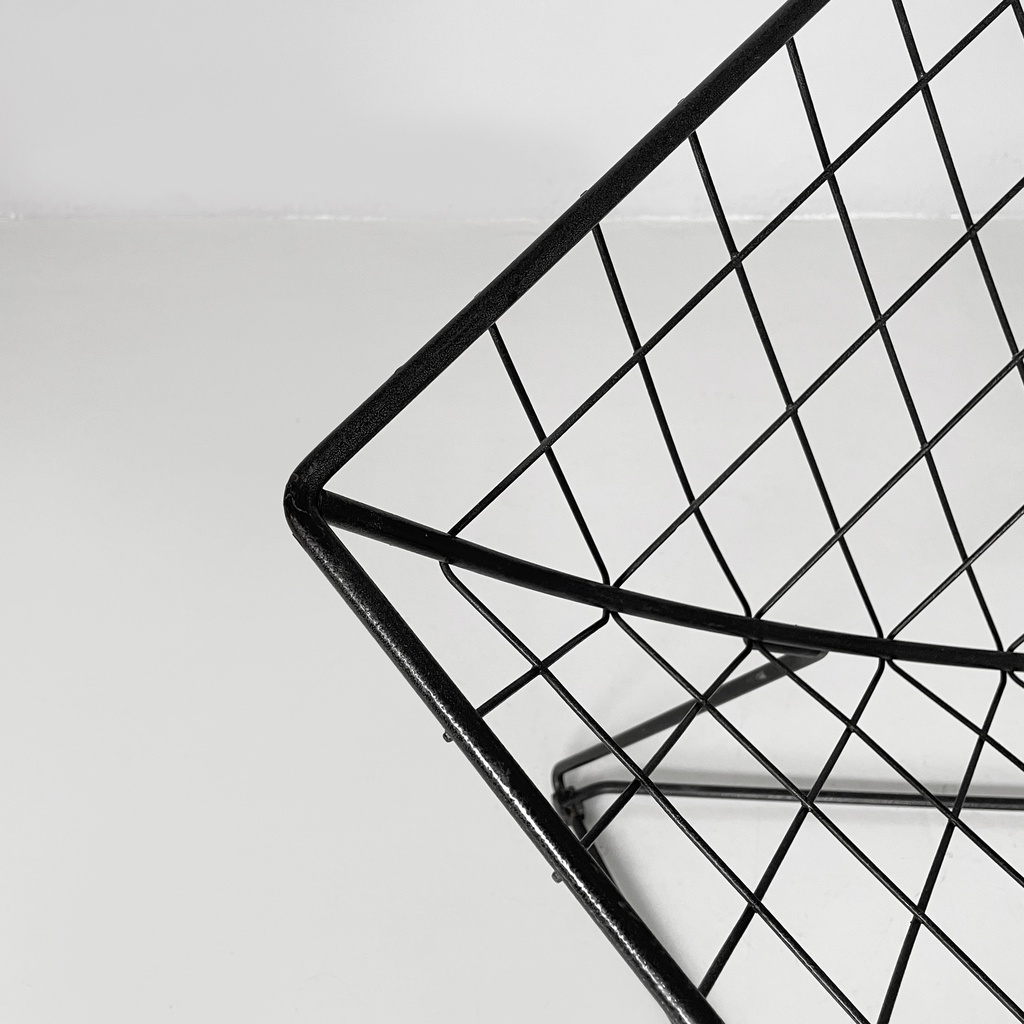 Poltrone in metallo nero, 1990 ca.