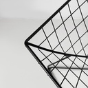 Poltrone in metallo nero, 1990 ca.