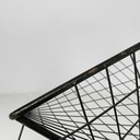 Poltrone in metallo nero, 1990 ca.