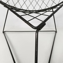 Poltrone in metallo nero, 1990 ca.