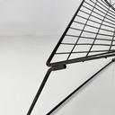 Poltrone in metallo nero, 1990 ca.