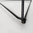 Poltrone in metallo nero, 1990 ca.