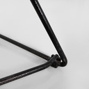 Poltrone in metallo nero, 1990 ca.