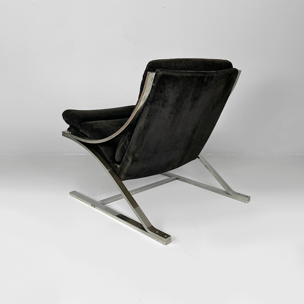 Poltrone Zeta di Paul Tuttle per Strassle International, 1970 ca.