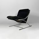 Poltrone Zeta di Paul Tuttle per Strassle International, 1970 ca.