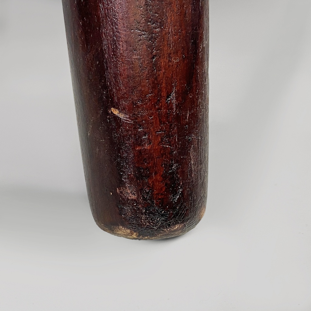 Poltrone in velluto blu e legno, 1960 ca.