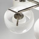 Lampadario Pentaclinio di Vico Magistretti per Artemide, 1970 ca.