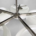 Lampadario Pentaclinio di Vico Magistretti per Artemide, 1970 ca.