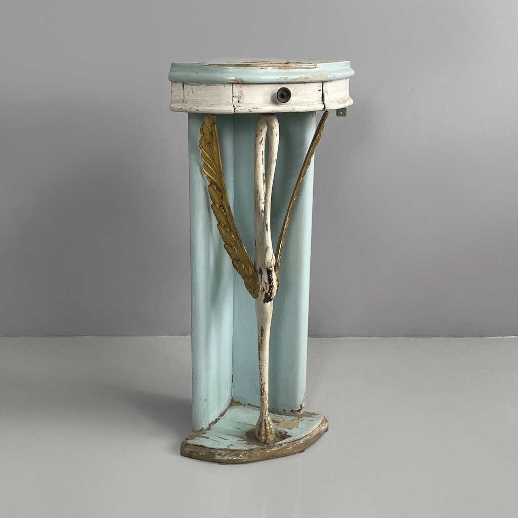 Consolle angolare in legno, 1940 ca.