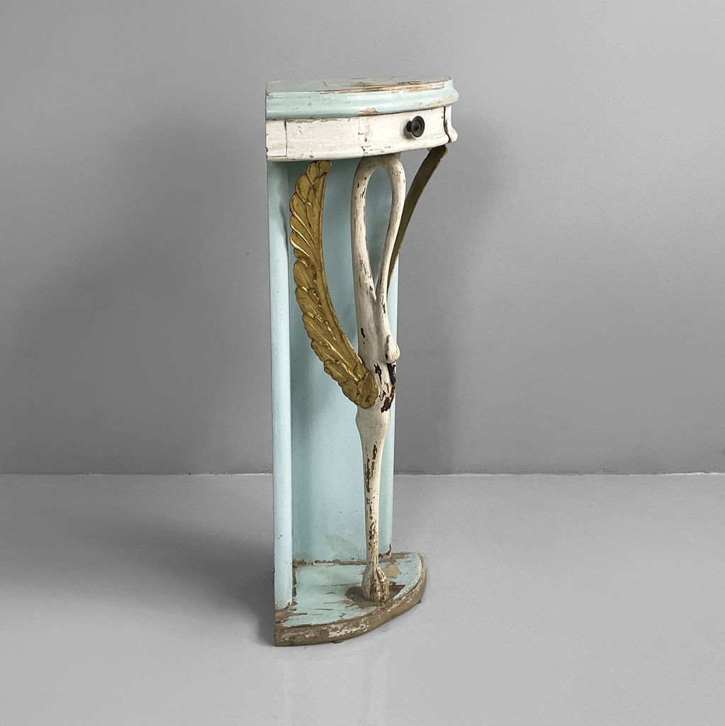 Consolle angolare in legno, 1940 ca.