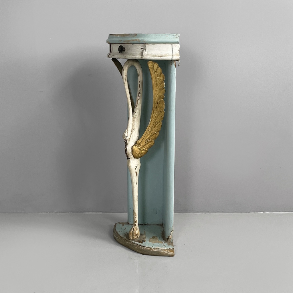 Consolle angolare in legno, 1940 ca.