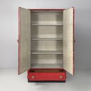 Armadio in legno con maniglie in vetro di Murano, 1930 ca.