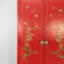 Armadio in legno con maniglie in vetro di Murano, 1930 ca.