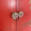 Armadio in legno con maniglie in vetro di Murano, 1930 ca.