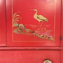 Armadio in legno con maniglie in vetro di Murano, 1930 ca.