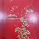 Armadio in legno con maniglie in vetro di Murano, 1930 ca.