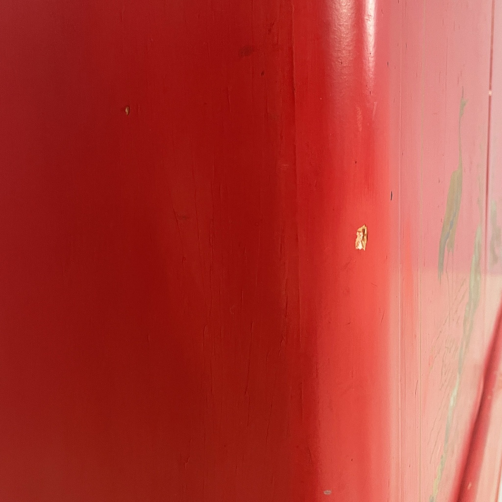 Armadio in legno con maniglie in vetro di Murano, 1930 ca.