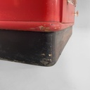 Armadio in legno con maniglie in vetro di Murano, 1930 ca.