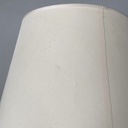 Lampada da terra in tessuto e vetro opalino verde, 1930 ca.