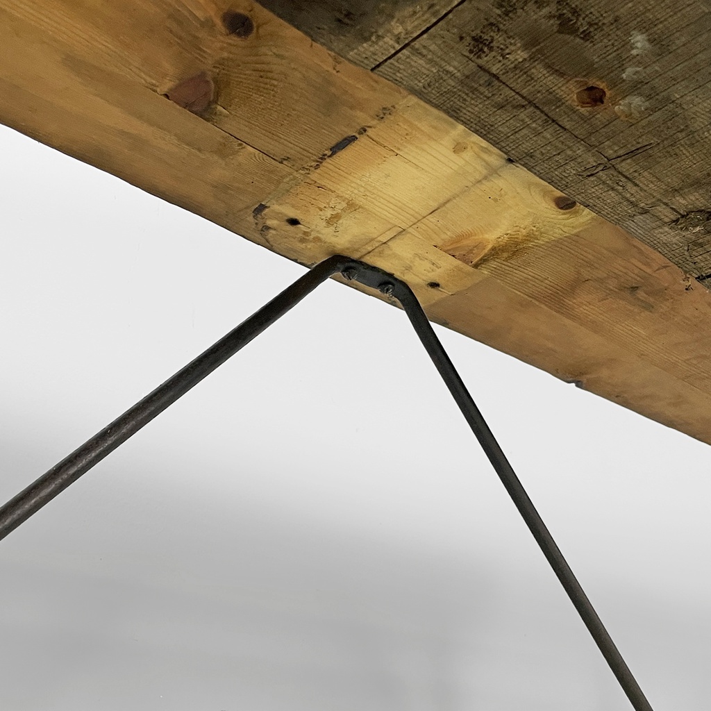 Consolle in legno e ghisa, 1800 ca.