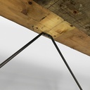 Consolle in legno e ghisa, 1800 ca.